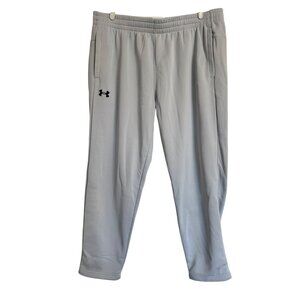 Under Armour Men's Size 3 XL Gray Jogger Sweatpants Pockets NWT $60